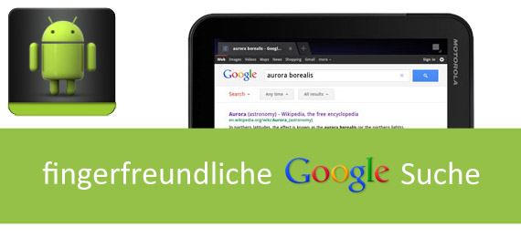 Google Tablet Search Artikelbild