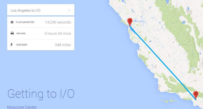 Google I/O 2014 Easter Egg
