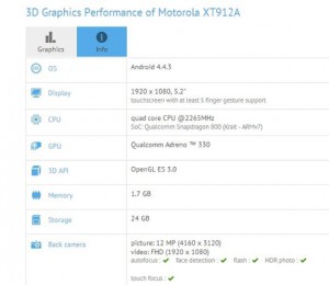 Motorola Moto X+1 XT912A