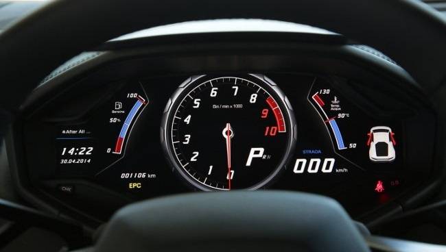 Lamborghini Huracán Cockpit