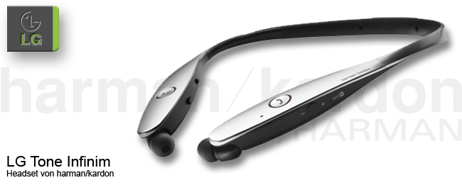 LG Tone infinim by harman/kardon für das LG G3