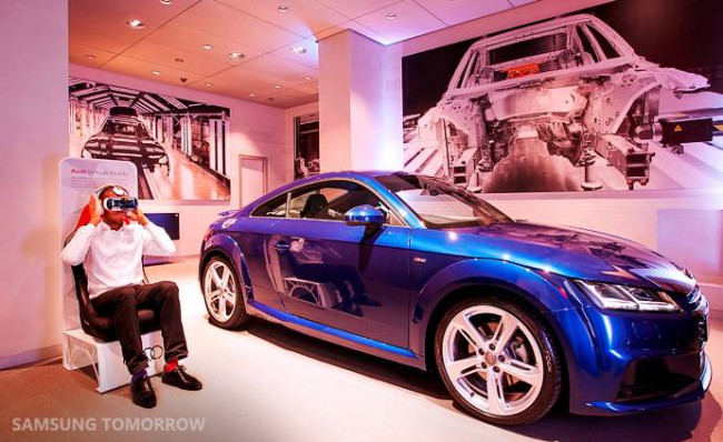 Samsung Gear VR und der Audi TTS Coupe