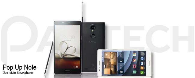 Pantech Vega Pop Up Note