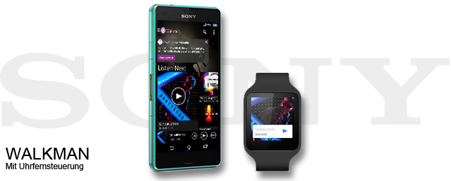 Sony WALKMAN mit Android Wear Support