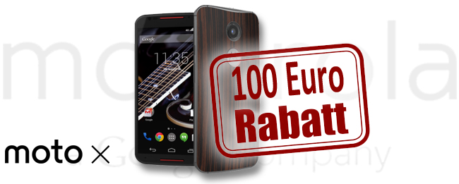 Motorola Moto X (2nd Gen.) Rabattaktion