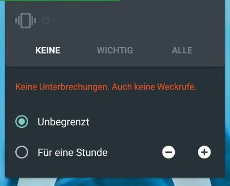 Android 5.0 Lollipop BenachrichtigungspProfil