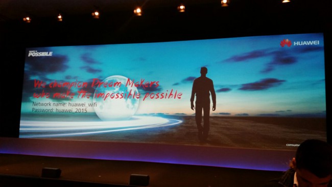 HUAWEI auf dem MWC 2015