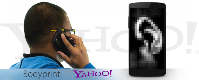 Yahoo! Bodyprint Biometrie