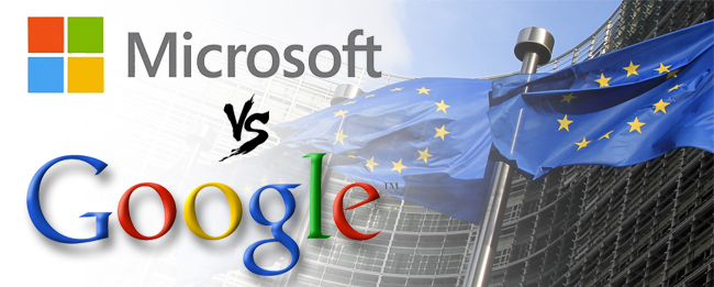 Microsoft gegen Google in der EU