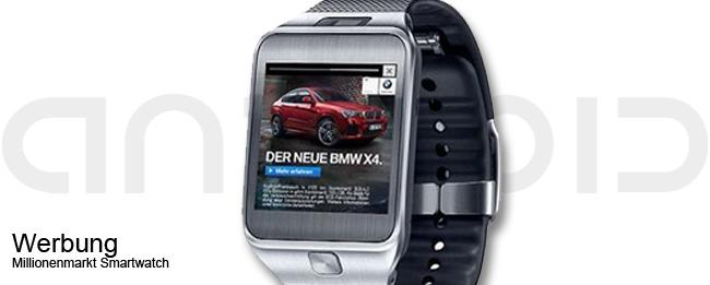 Werbung auf der Smartwatch