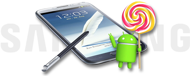 Samsung Galaxy Note 2 und Android 5.0 Lollipop
