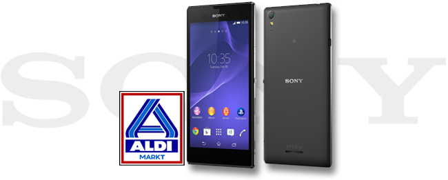 Sony Xperia style bei ALDI Nord