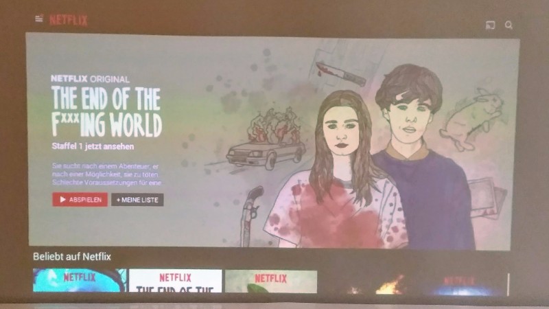 Uten C800 Mini DLP-Beamer