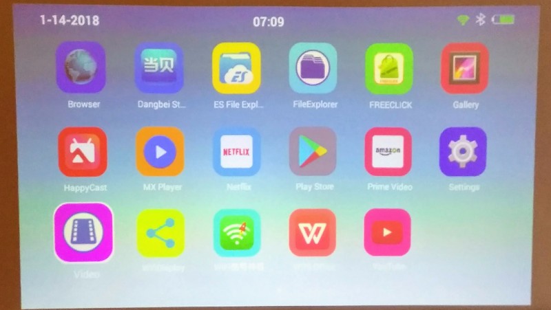 Uten C800 Mini DLP-Beamer