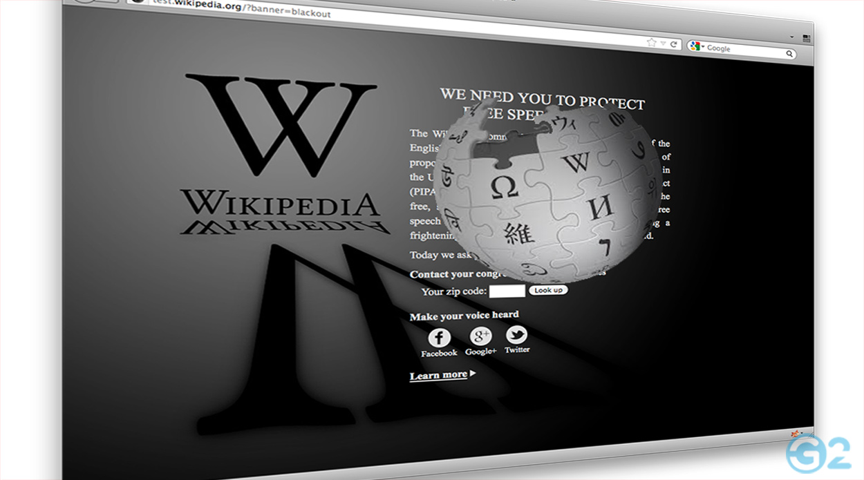 Wikipedia Protest gegen Artikel 13