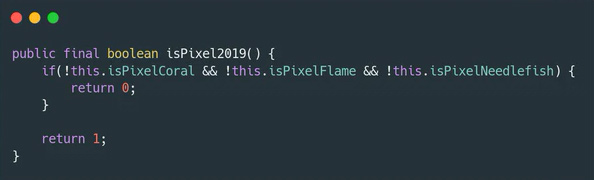 Ist Needlefish ein Google Pixel 4a