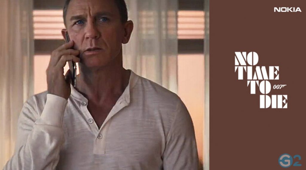 JAmes Bond mit dem Nokia 8.2 5G