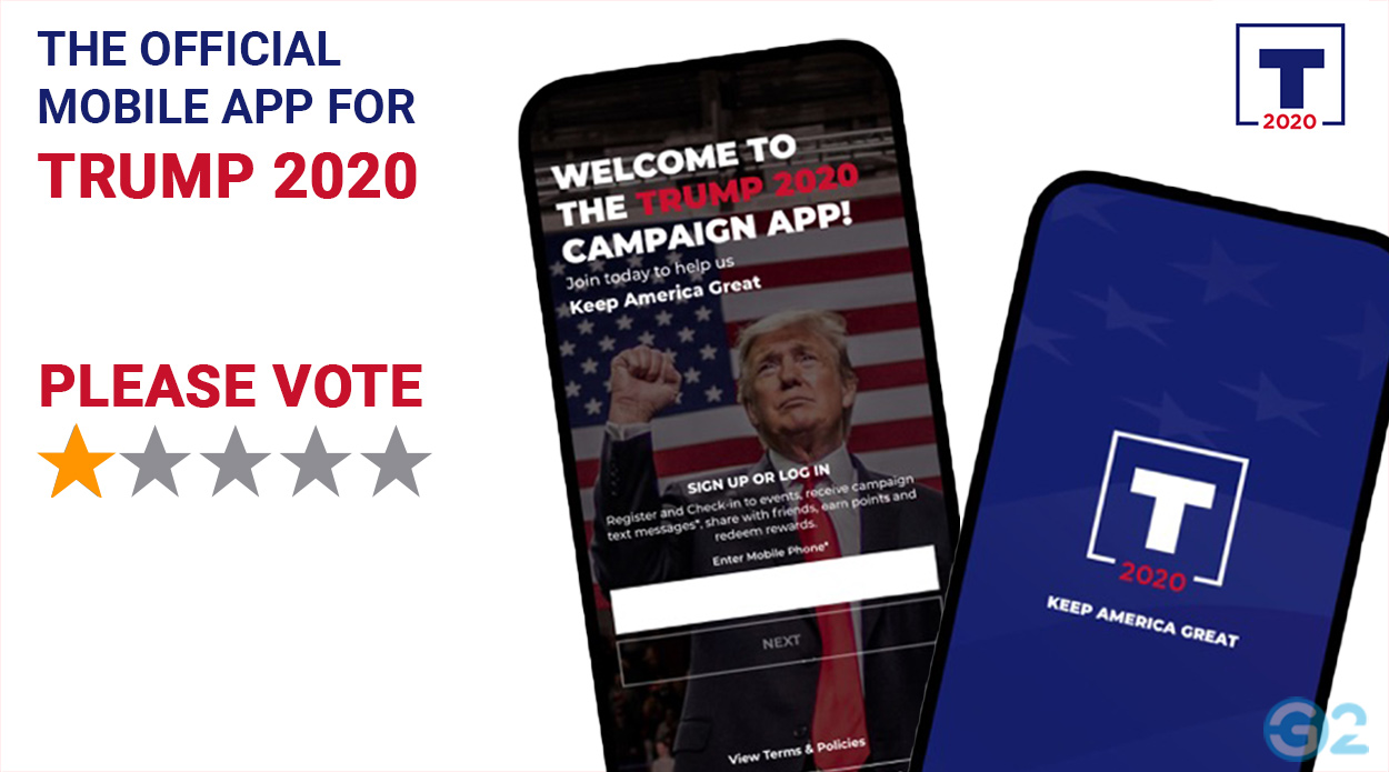 TikTok-User voten für Donald Trump App