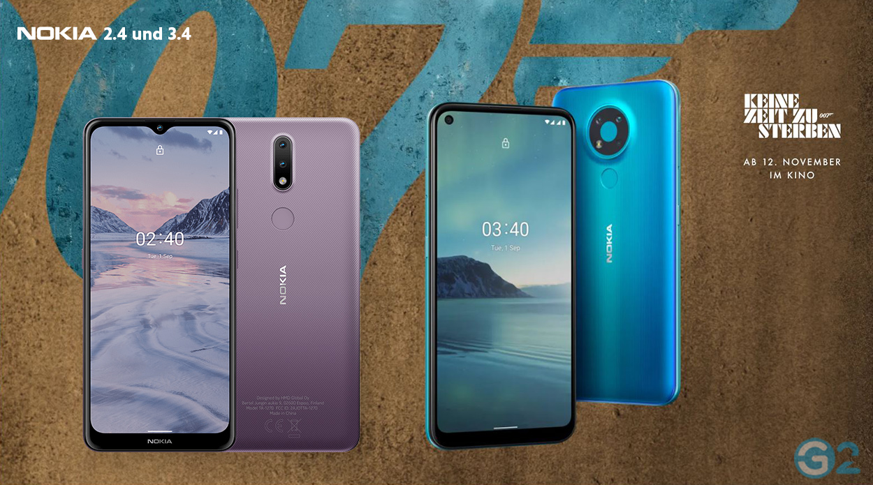 Nokia 2.4 und Nokia 3.4