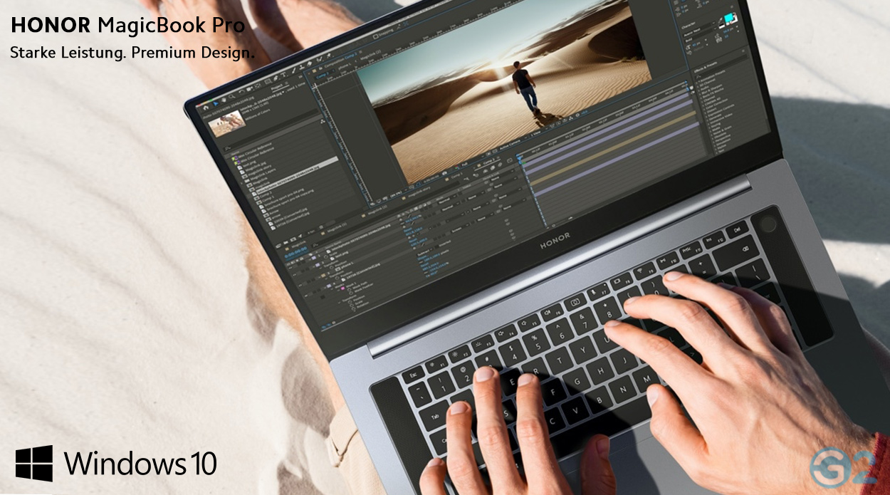 Honor MagicBook Pro mit Windows 10 Dank Microsoft-Lizenz