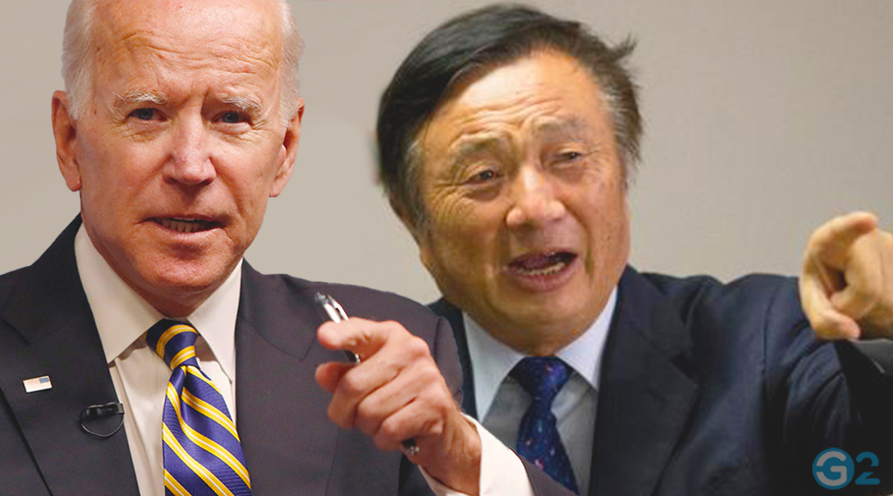 Huawei-CEO Ren Zhengfei und Joe Biden