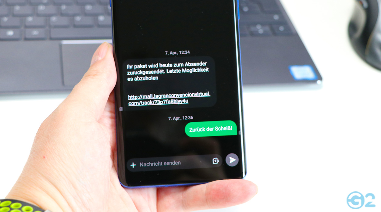 Fake-SMS und WhatsApp-Nachrichten