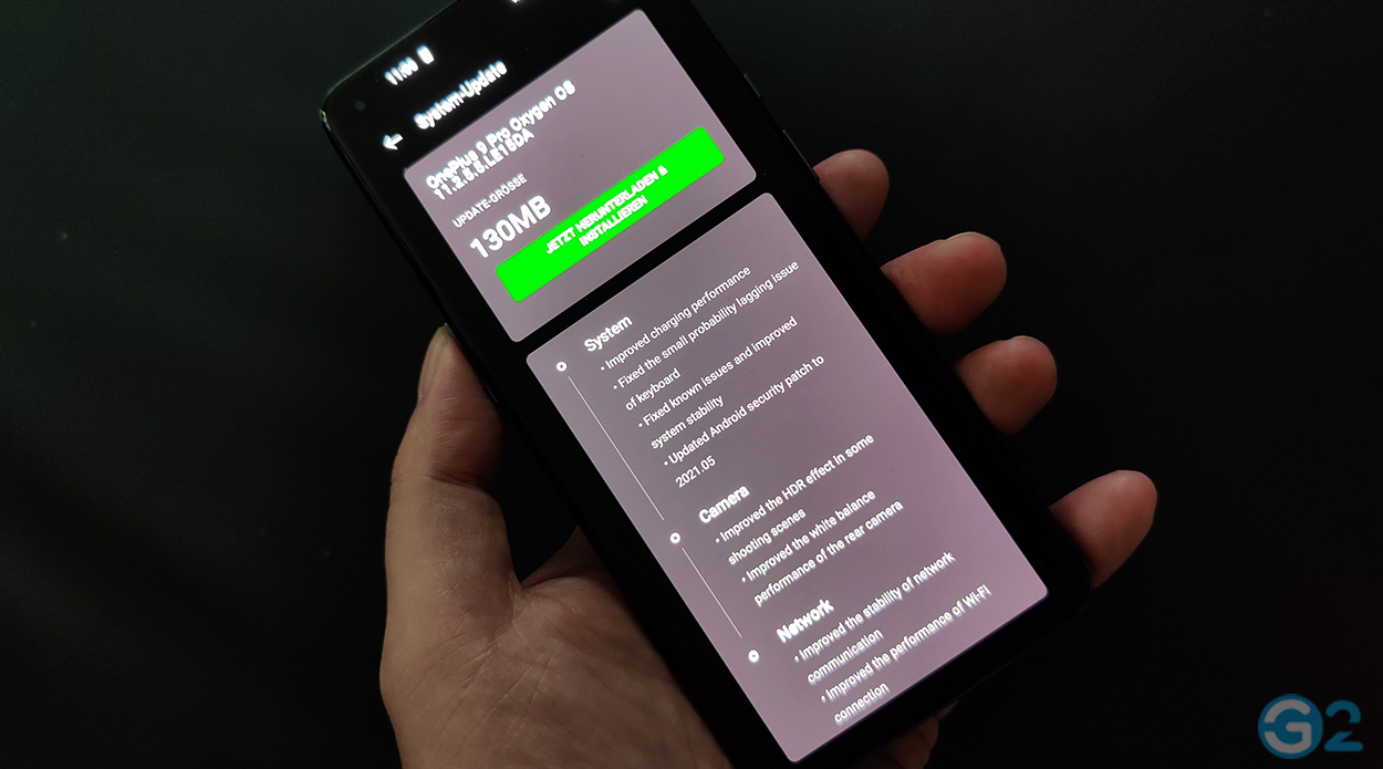 OnePlus 9 Pro OxygenOS-Update