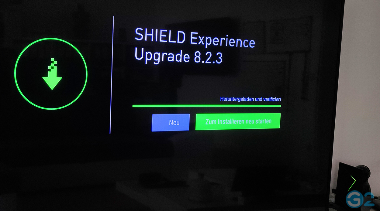 Shield Experience Update auf Version 8.2.3