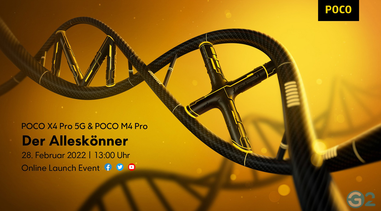 Poco X4 Pro und Poco M4 Pro zum MWC 2022