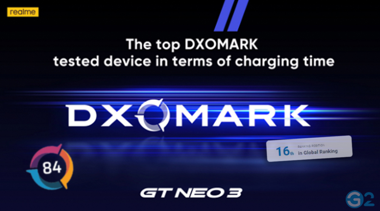 Realme GT Neo 3 DXOMARK