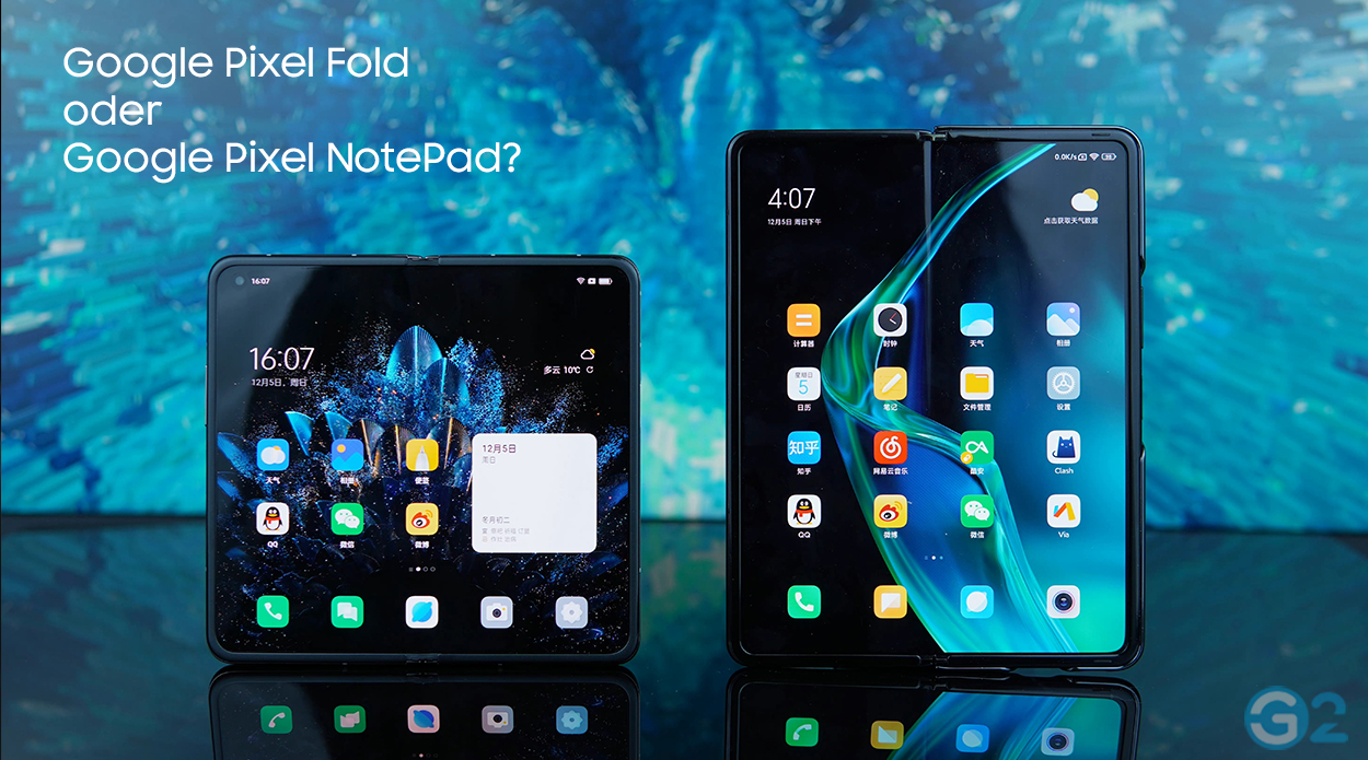 Google Pixel Fold oder Google Pixel Notepad