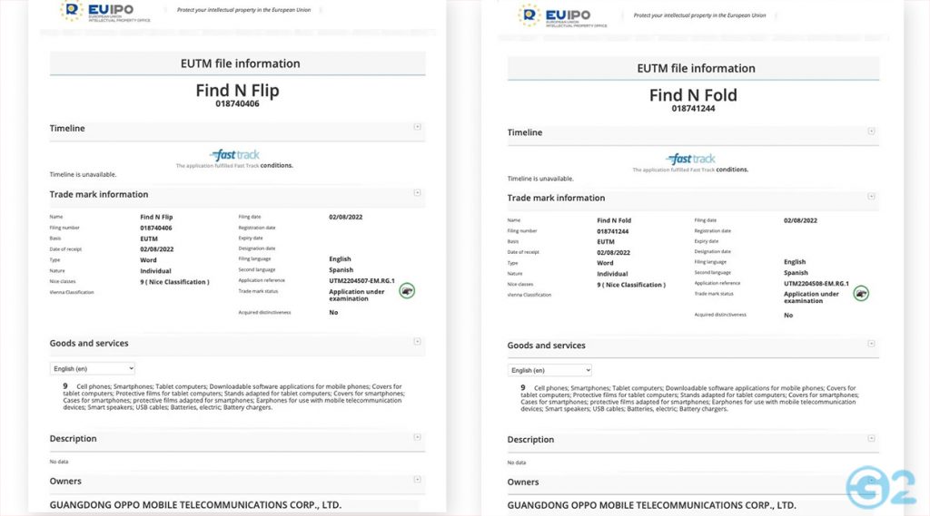 OnePlus Fold, Oppo Find N Fold und Oppo Find N Flip