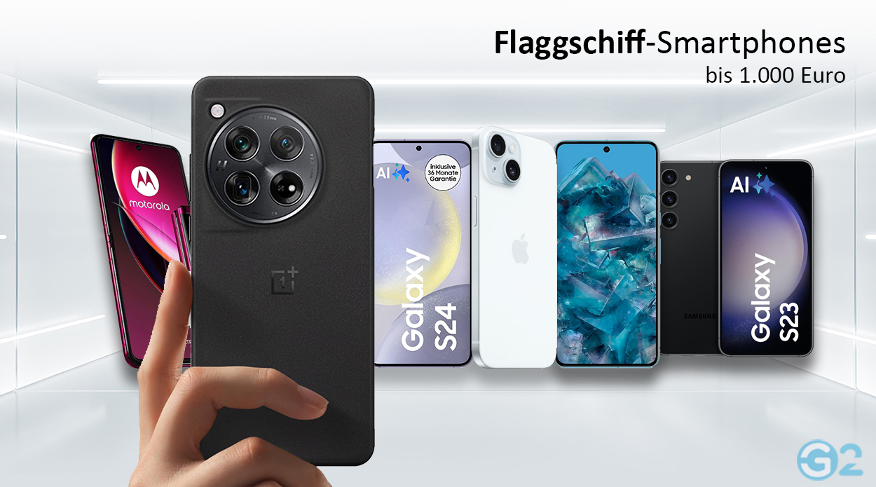 Flaggschiff-Smartphones bis 1.000 Euro