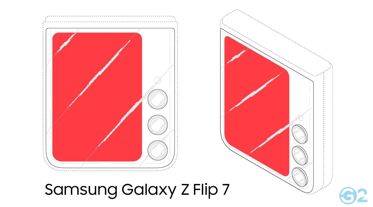 Mögliches Patent des Samsung Galaxy Z Flip 7