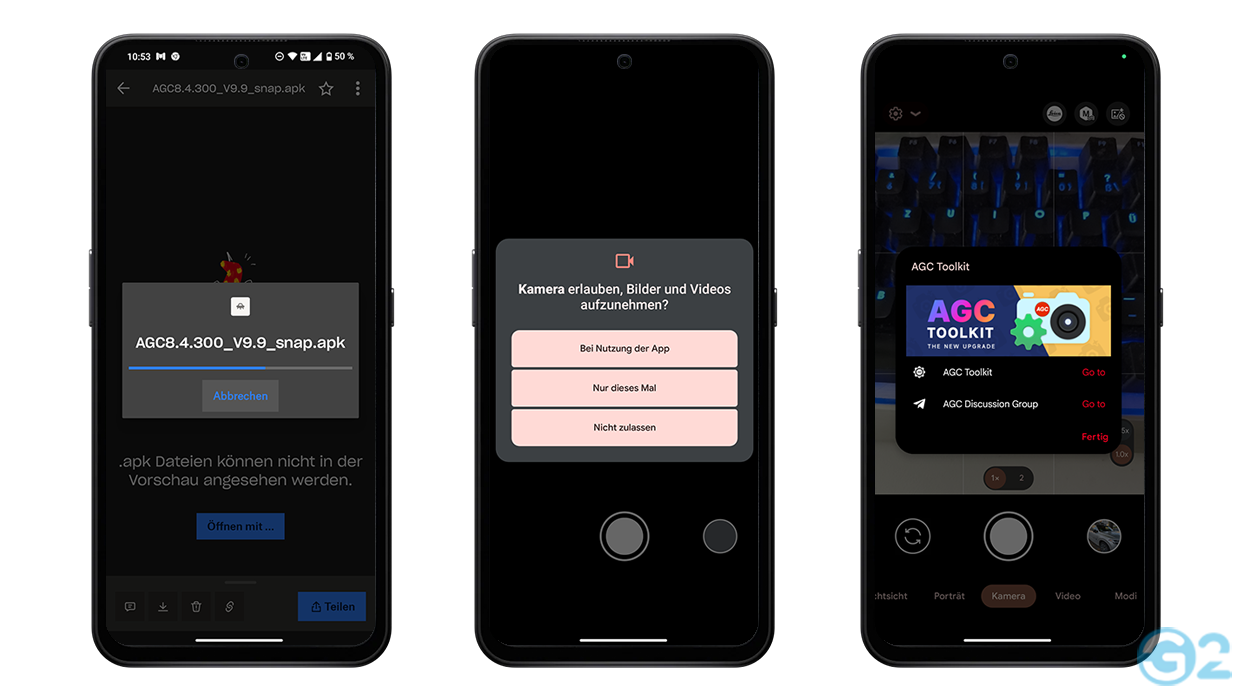 CMF Phone 1 mit AGC Toolkit