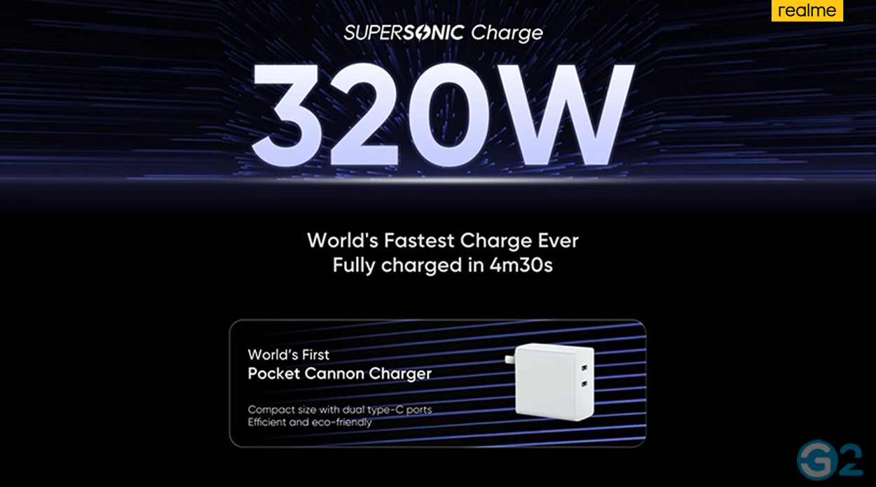 Realme SuperSonic Charge mit 320 Watt
