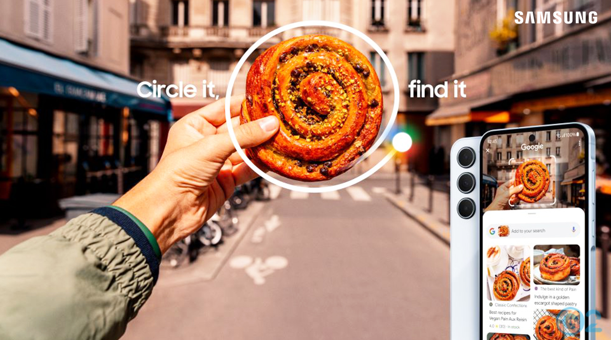 Circle to Search auf der Samsung Galaxy A-Serie