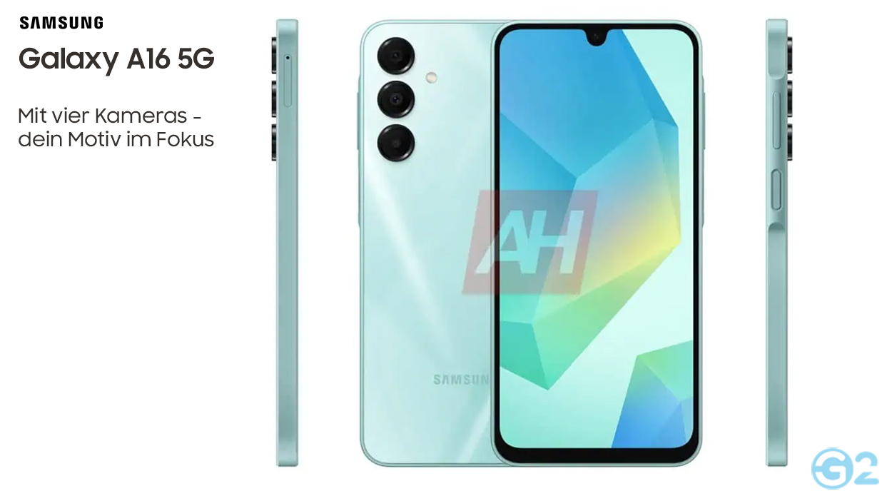 Samsung Galaxy A16 5G Renderbild