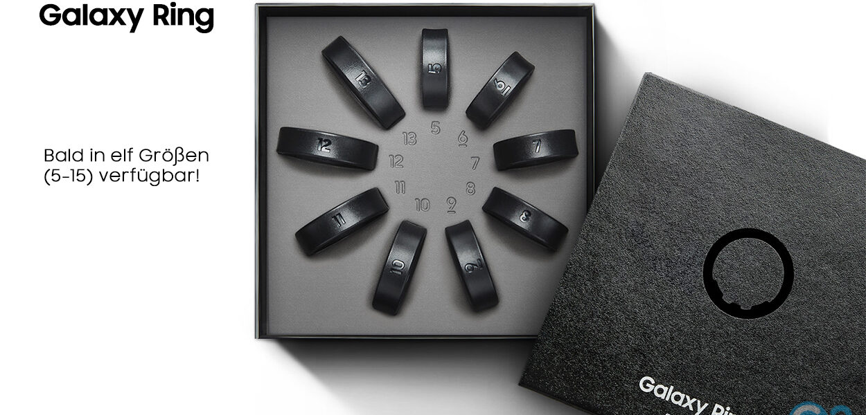 Samsung Galaxy Ring Größenset