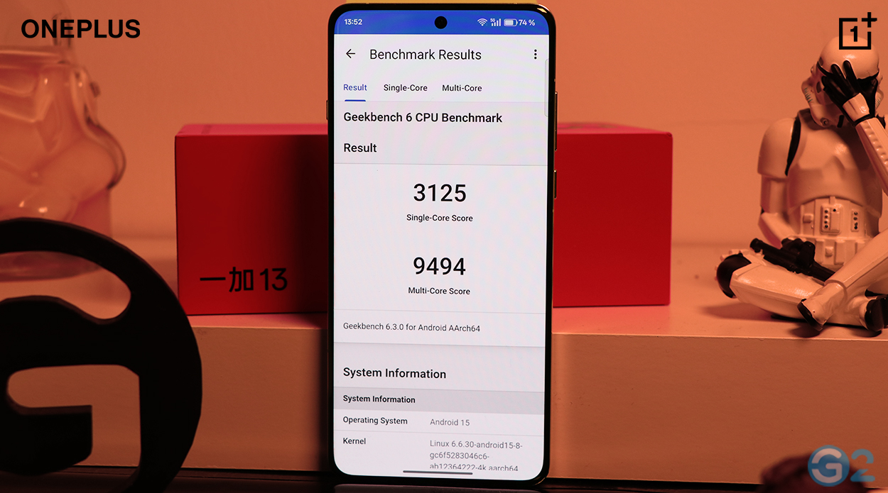 OnePlus 13 im Geekbench 6