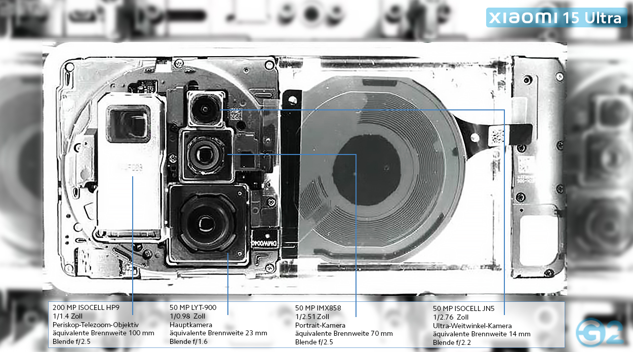 Xiaomi 15 Ultra Teardown-Bild