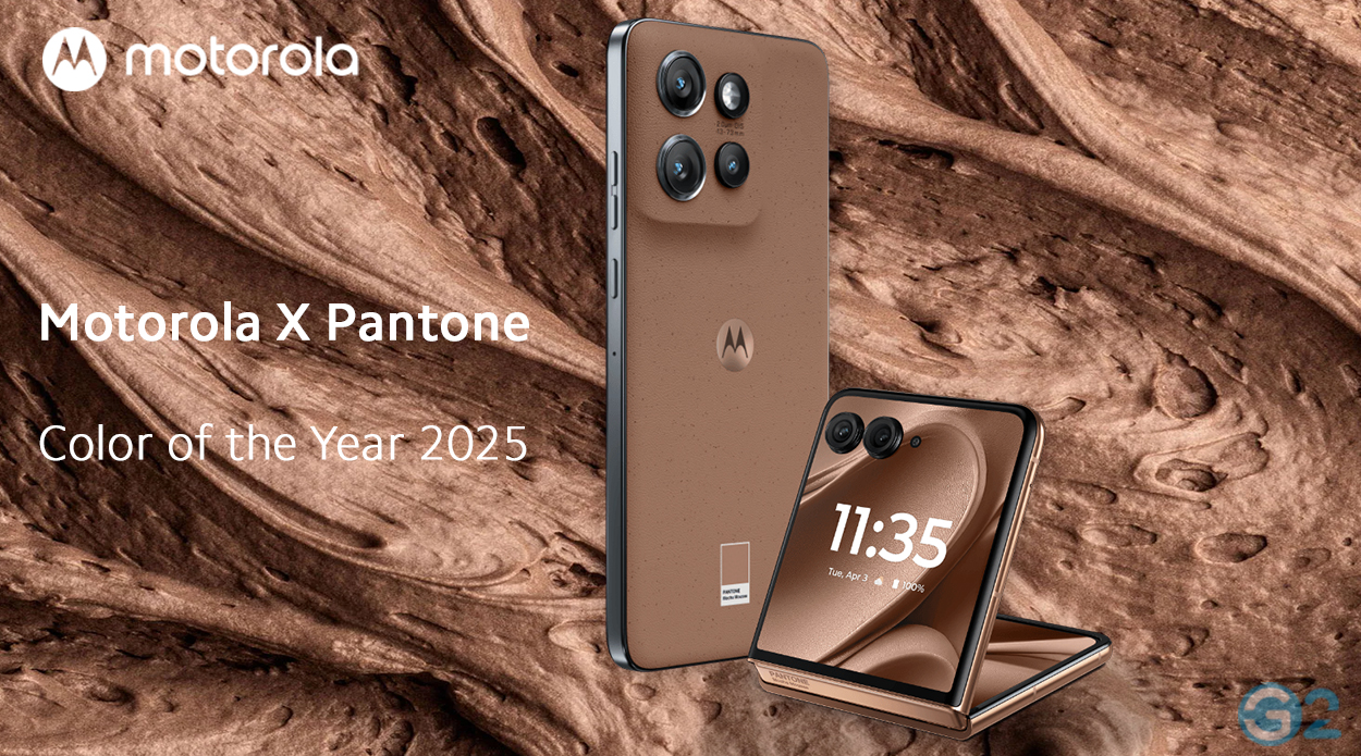 Motorola Razr 50 Ultra und Motorola Edge 50 Neo in Mocha Mousse