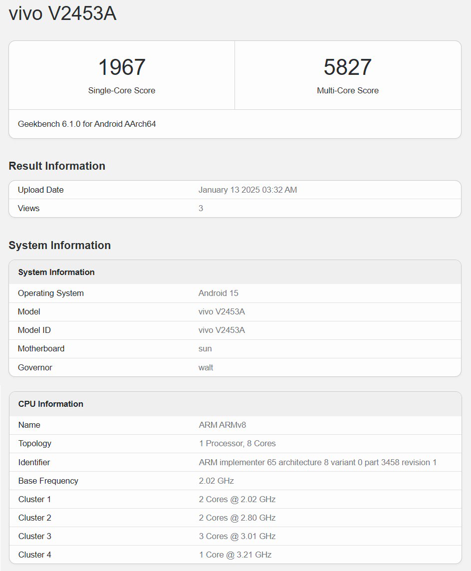 Snapdragon 8S Elite im Geekbench