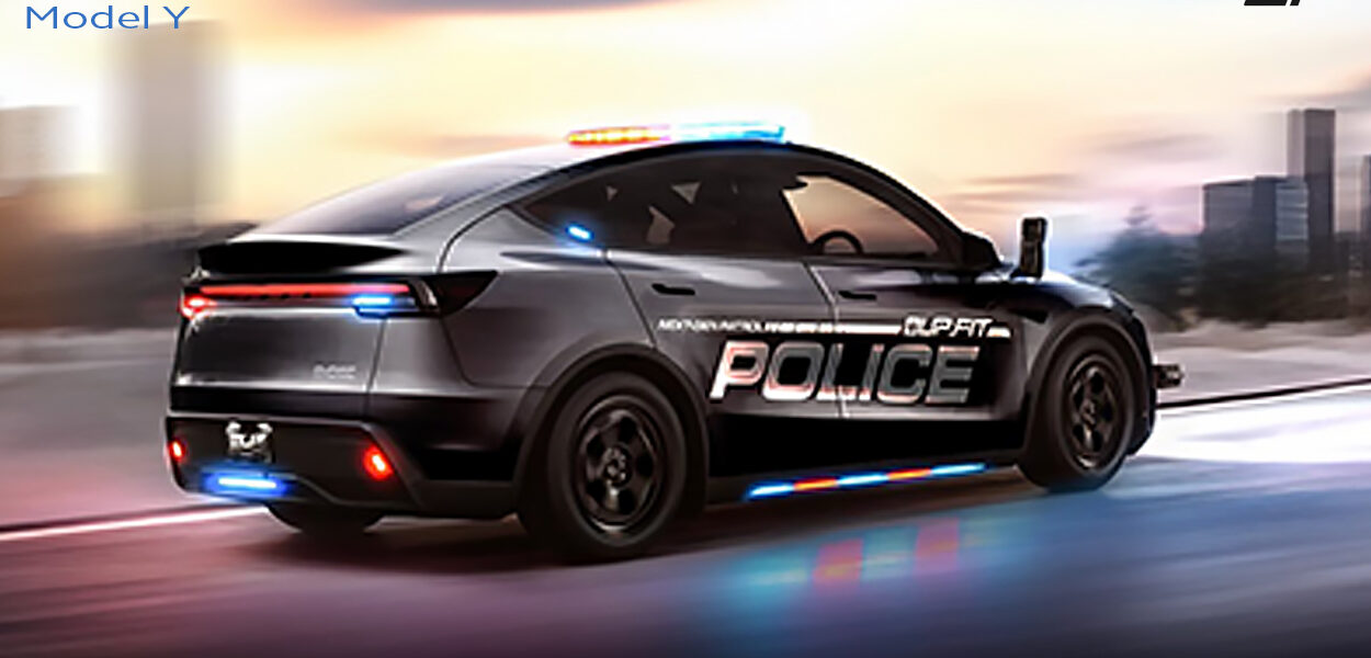 Tesla Model Y Juniper als US-Policecar