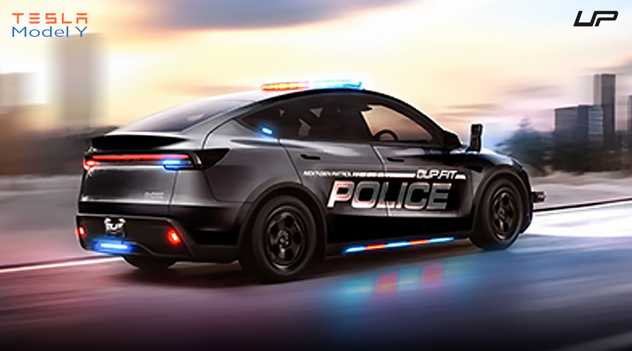 Tesla Model Y Juniper als US-Policecar