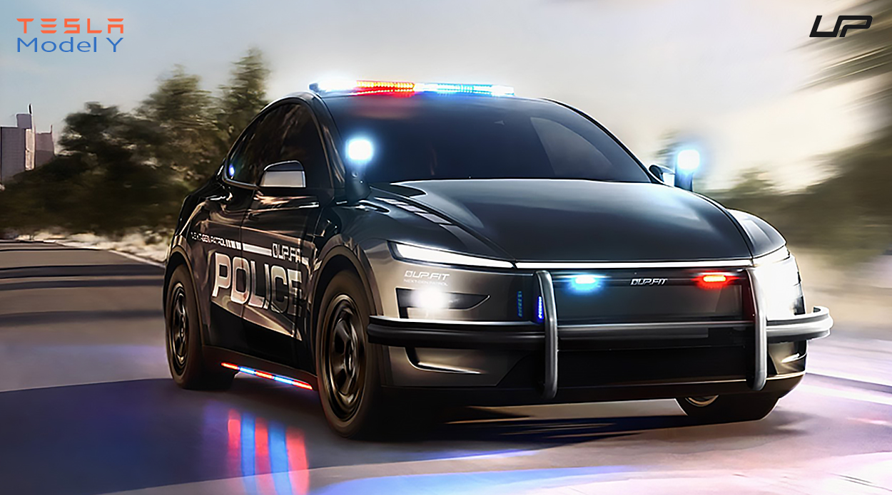 Tesla Model Y Juniper als US-Policecar
