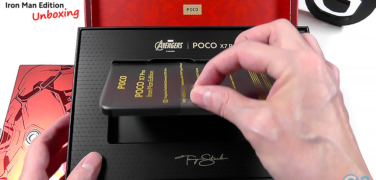 Poco X7 Pro in der Iron Man Edition im Unboxing