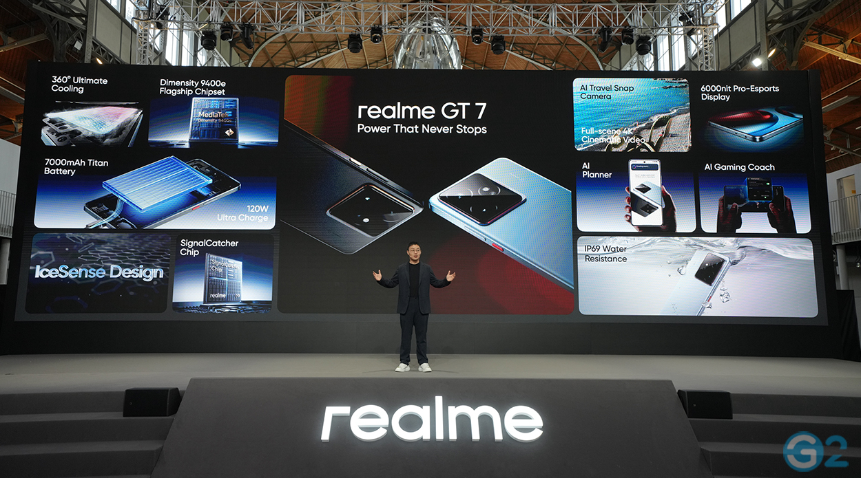 Realme GT 7 und Realme GT 7T Launch-Event in Paris
