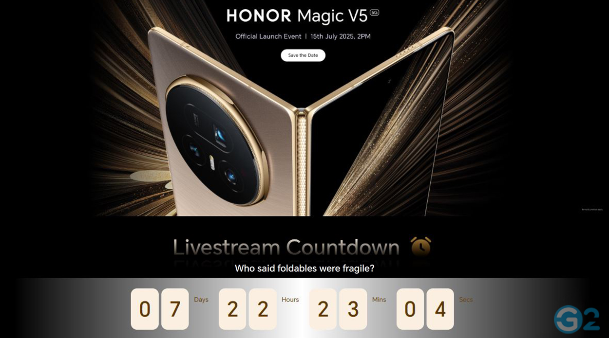 Honor Magic V5 global Launch Event