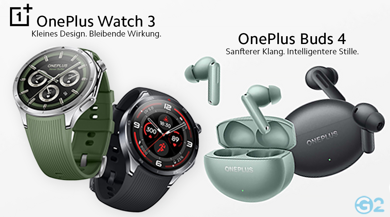 OnePlus Watch 3 und Buds 4